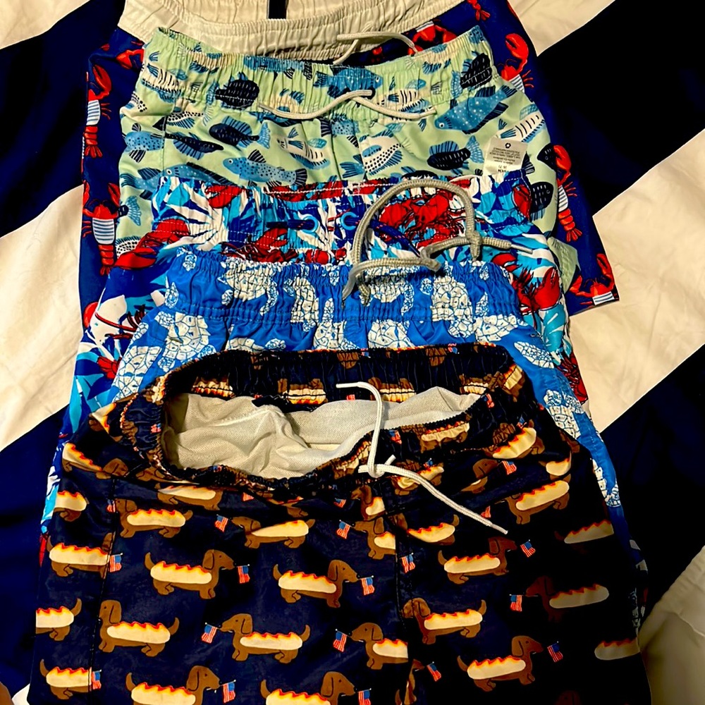 Swim trunk bundle 3 Janie and Jack and two miscellaneous. Size 6
